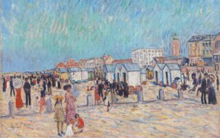 Theo von Brockhusen • Strand in Knocke • 1909