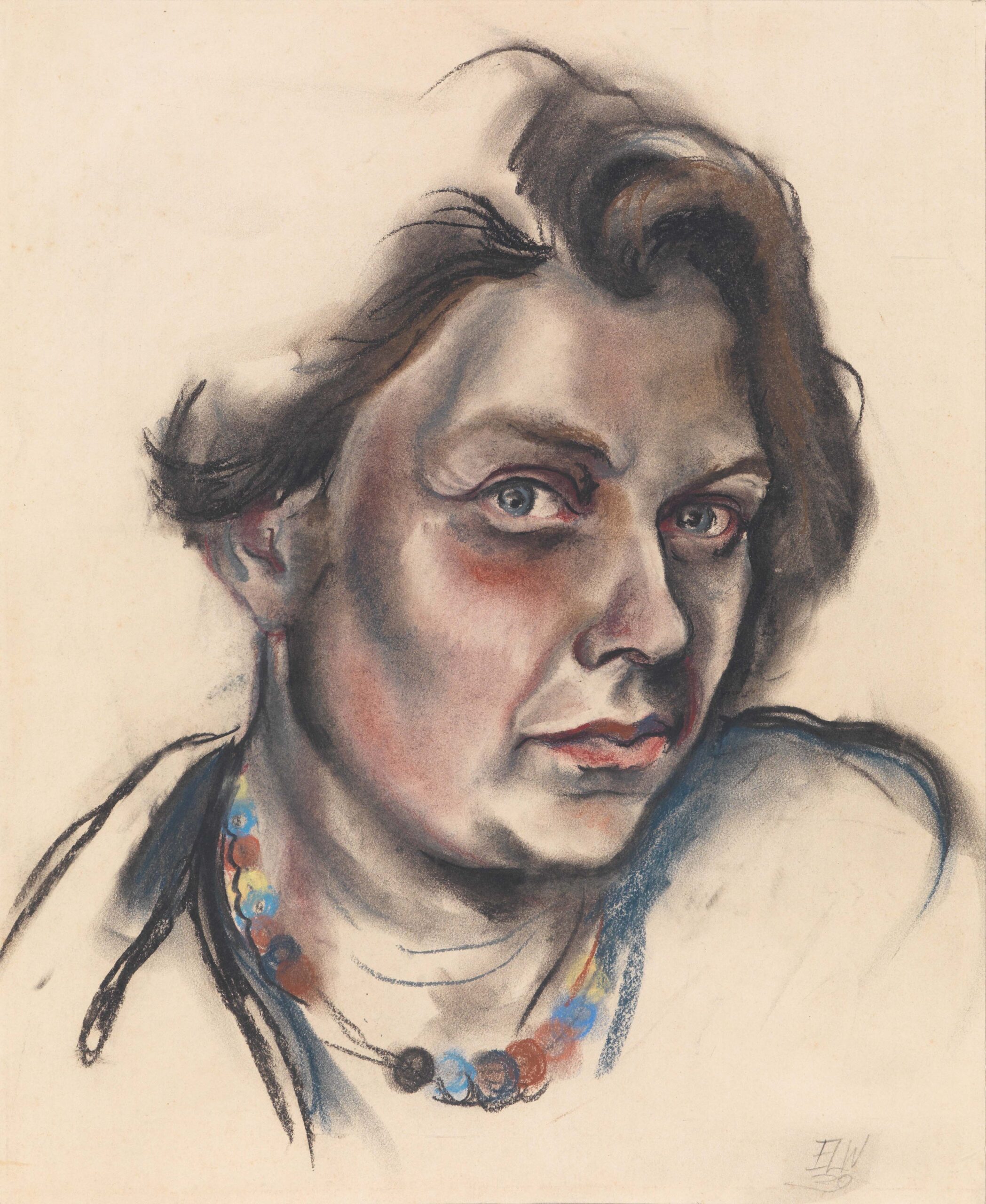 Elfriede Lohse-Wächtler, Eine Freundin, 1930, Pastell