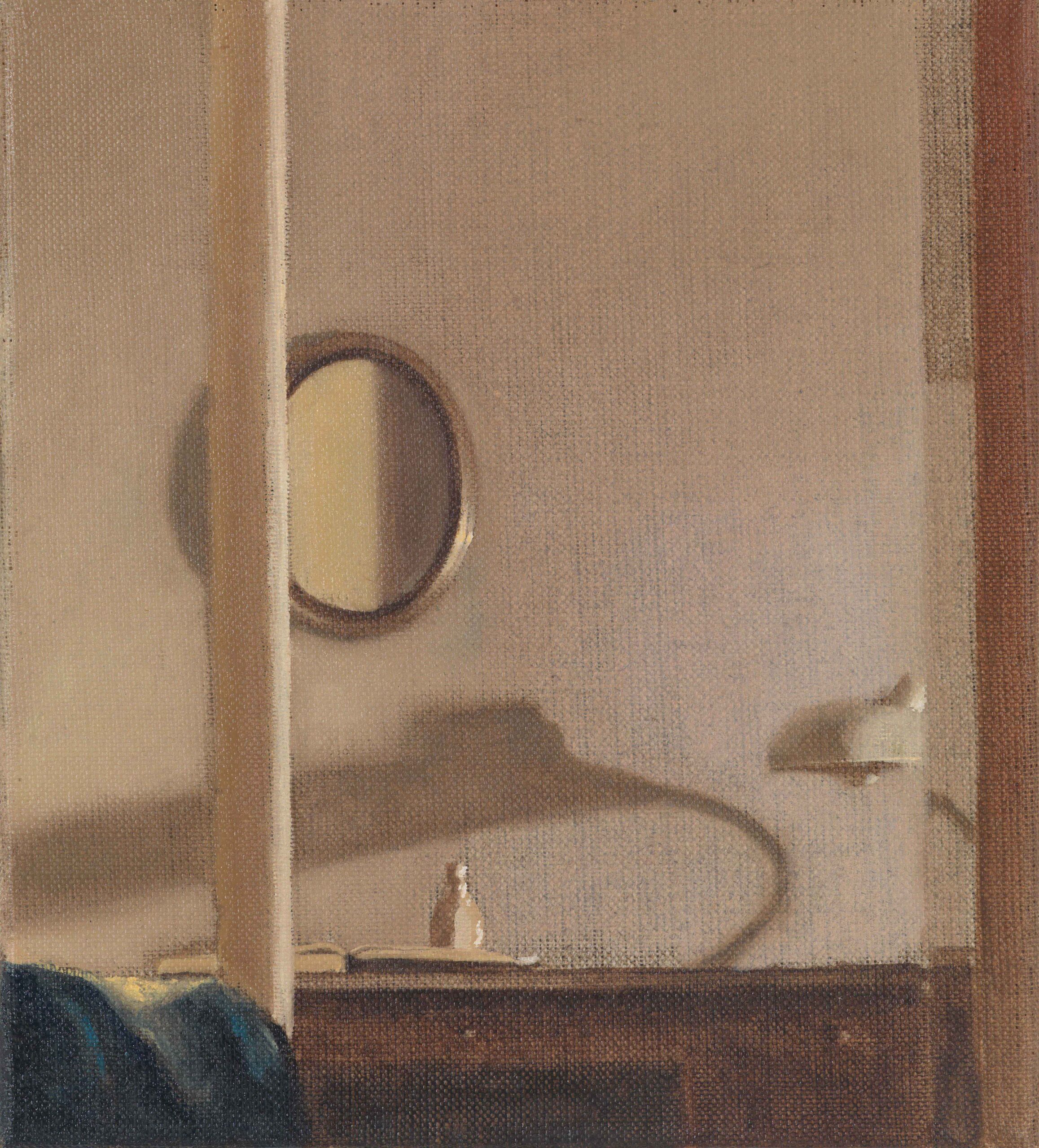 Tanja Nittka, o.T., 2023, Öl auf Leinwand, 28 x 25 cm